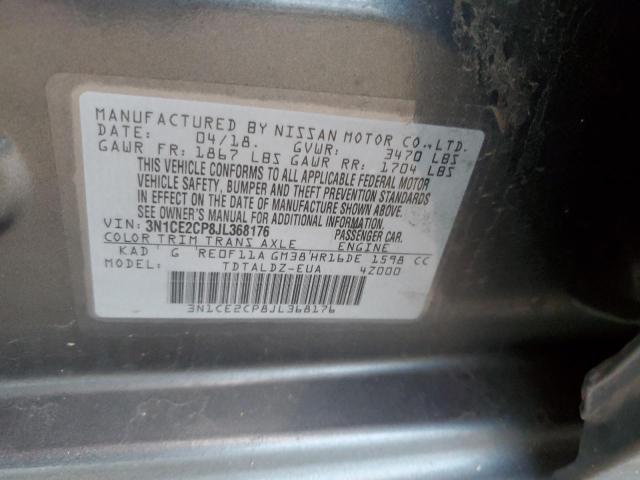 2018 NISSAN VERSA NOTE - 3N1CE2CP8JL368176