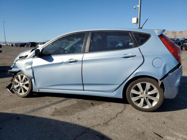 HYUNDAI ACCENT GLS 2014 blue  gas KMHCU5AE0EU173912 photo #3