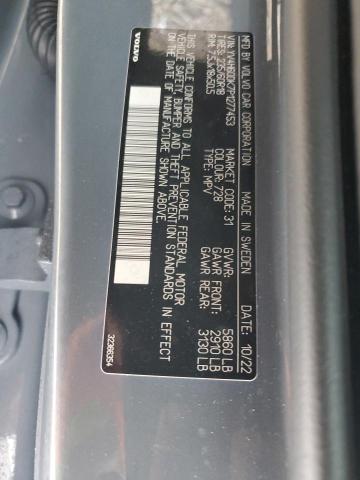 2023 VOLVO XC60 CORE YV4H60DK7P1277453