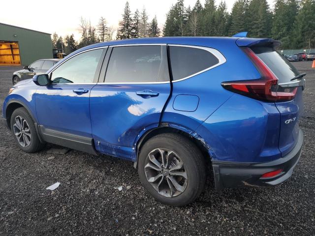 HONDA CR-V EXL 2020 blue  gas 7FARW2H8XLE014249 photo #3