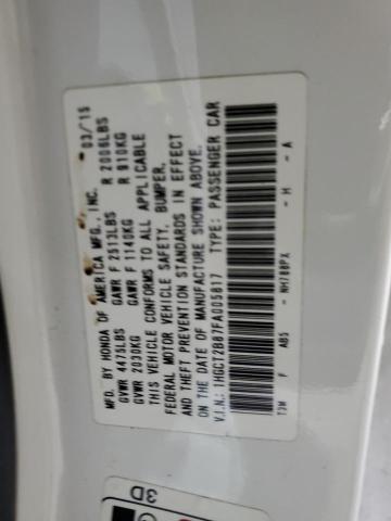 2015 HONDA ACCORD EXL - 1HGCT2B87FA005817