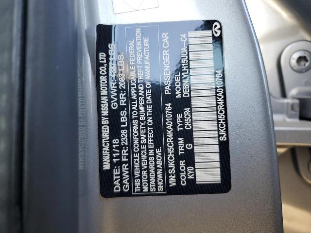 2019 INFINITI QX30 LUXE SJKCH5CR4KA010764