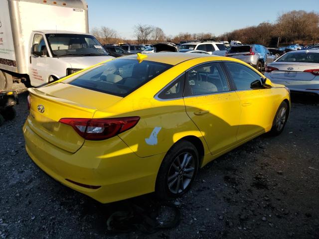 HYUNDAI SONATA SE 2016 yellow sedan 4d gas 5NPE24AF6GH399066 photo #4