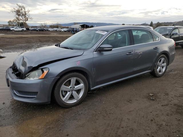 VOLKSWAGEN PASSAT SE 2014 gray  gas 1VWBP7A39EC004878 photo #1