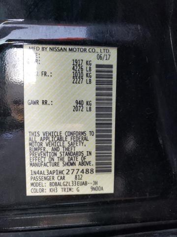 2017 NISSAN ALTIMA 2.5 - 1N4AL3AP1HC277488
