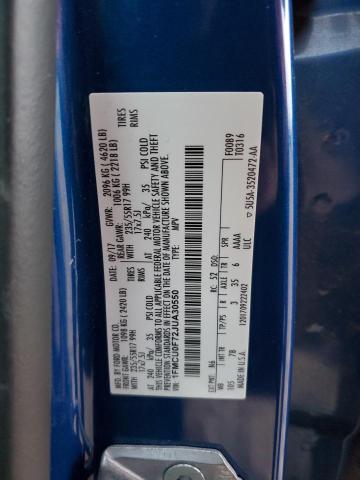 2018 FORD ESCAPE S - 1FMCU0F72JUA30550