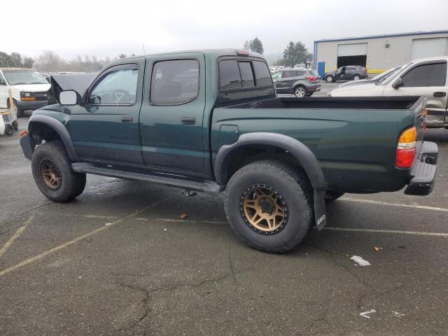 TOYOTA TACOMA DOU 2001 green  gas 5TEHN72N01Z761893 photo #3