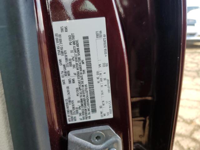 2016 LINCOLN MKC SELECT 5LMCJ2D92GUJ27035