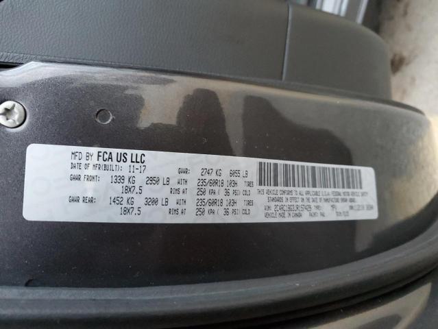 2018 CHRYSLER PACIFICA T - 2C4RC1BG3JR157429