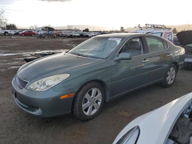 LEXUS ES 330 2005 green  gas JTHBA30G555125668 photo #1