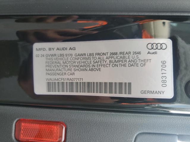 2024 AUDI S5 PREMIUM - WAUA4CF51RA077171