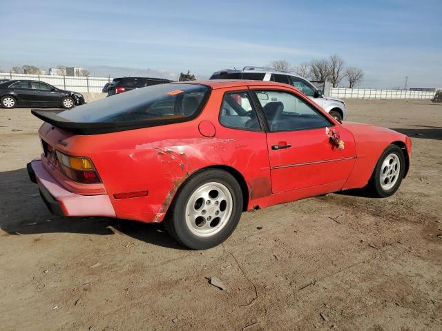 PORSCHE 944 1988 red coupe gas WP0AB0943JN471150 photo #4