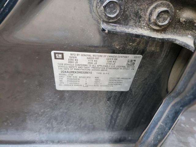 2017 GMC TERRAIN SL - 2GKALMEK3H6308610