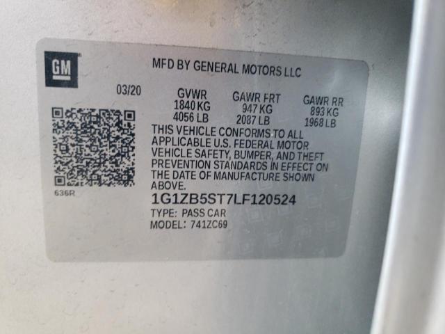 2020 CHEVROLET MALIBU LS - 1G1ZB5ST7LF120524
