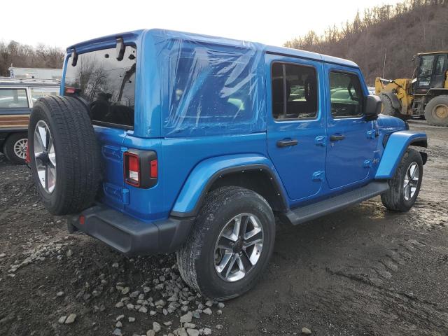 JEEP WRANGLER U 2022 blue  gas 1C4HJXEG3NW246088 photo #4