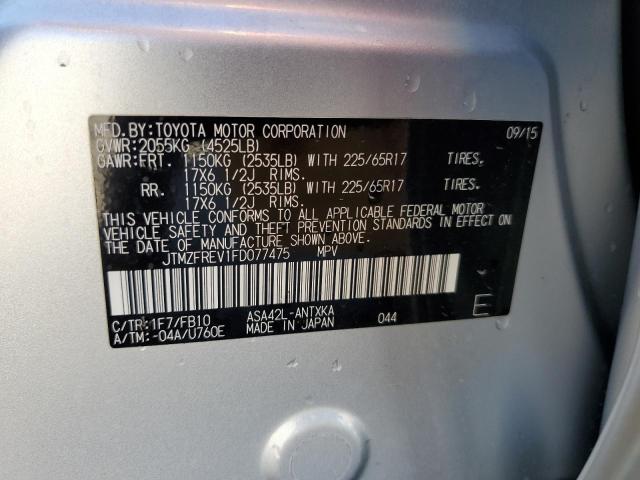 2015 TOYOTA RAV4 LE - JTMZFREV1FD077475