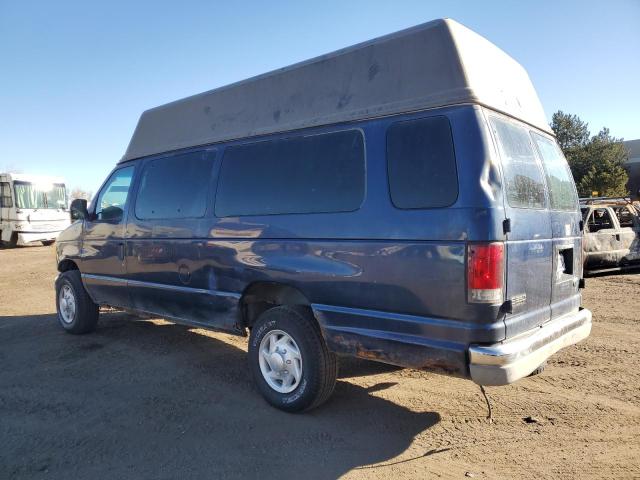 FORD ECONOLINE 2002 blue  gas 1FBSS31L72HB39404 photo #4