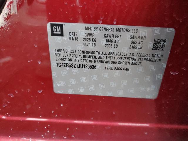 2018 BUICK LACROSSE P - 1G4ZR5SZ1JU125536