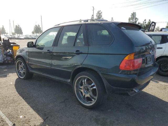 BMW X5 3.0I 2001 green 4dr spor gas WBAFA53521LM74248 photo #3