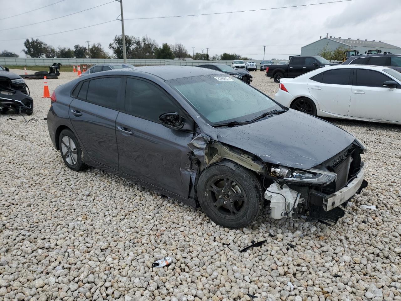 Lot #3031885189 2019 HYUNDAI IONIQ BLUE