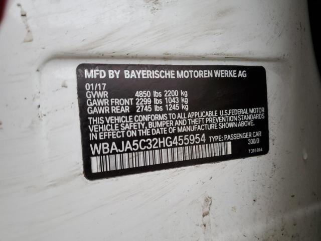 2017 BMW 530 I - WBAJA5C32HG455954