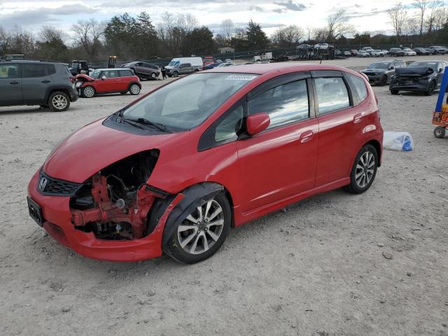 HONDA FIT SPORT 2012 red  gas JHMGE8G52CS002713 photo #1