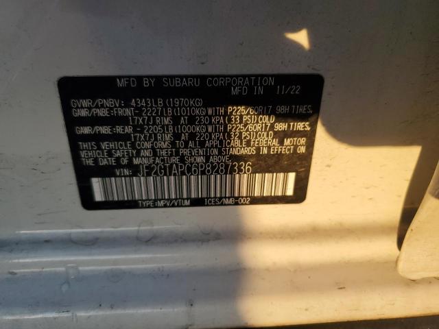 2023 SUBARU CROSSTREK - JF2GTAPC6P8287336