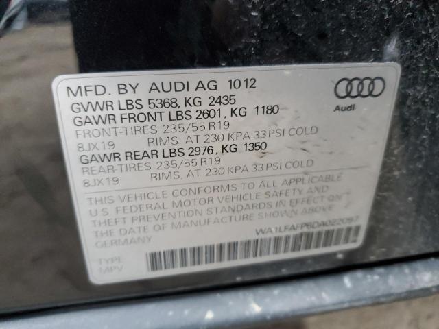 VIN WA1LFAFP6DA022097 2013 AUDI Q5 no.13