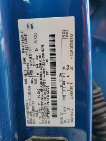 2019 FORD F150 SUPER - 1FTEW1EP4KFD12709