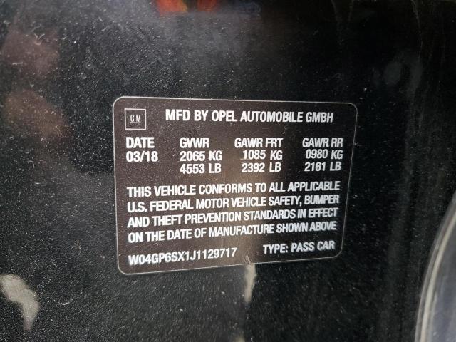 2018 BUICK REGAL ESSE W04GP6SX1J1129717
