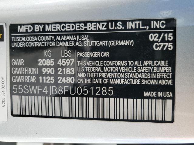 2015 MERCEDES-BENZ C 300 - 55SWF4JB8FU051285