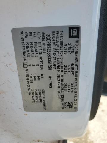 2011 CHEVROLET SILVERADO - 3GCPKSE36BG351890