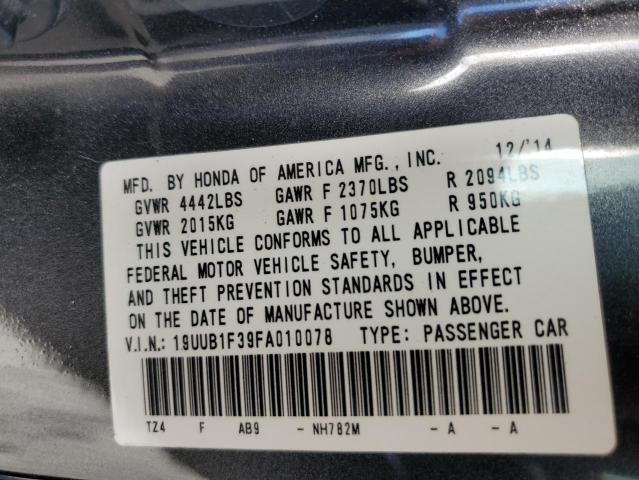 2015 ACURA TLX - 19UUB1F39FA010078