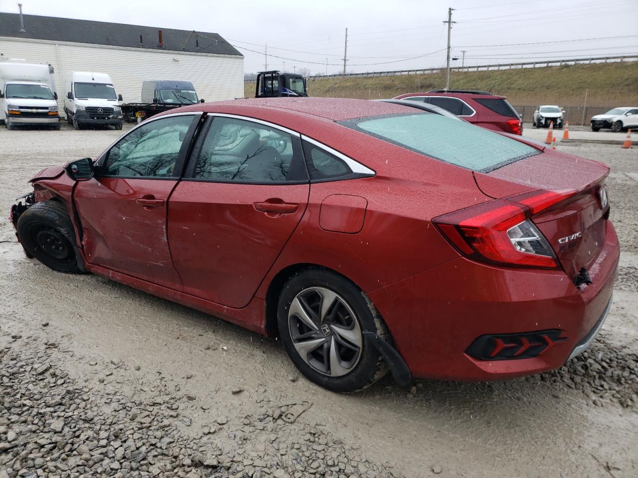 Lot #3038064197 2020 HONDA CIVIC LX