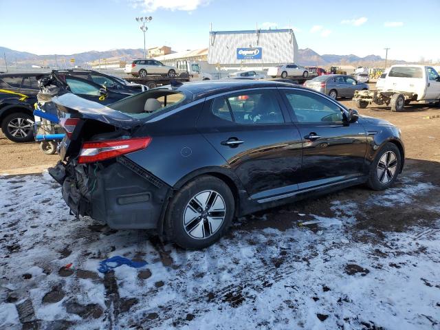 KIA OPTIMA HYB 2013 black  hybrid engine KNAGM4AD9D5043379 photo #4