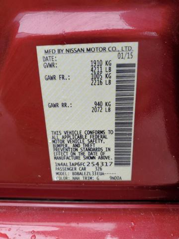 2015 NISSAN ALTIMA 2.5 - 1N4AL3AP6FC254317