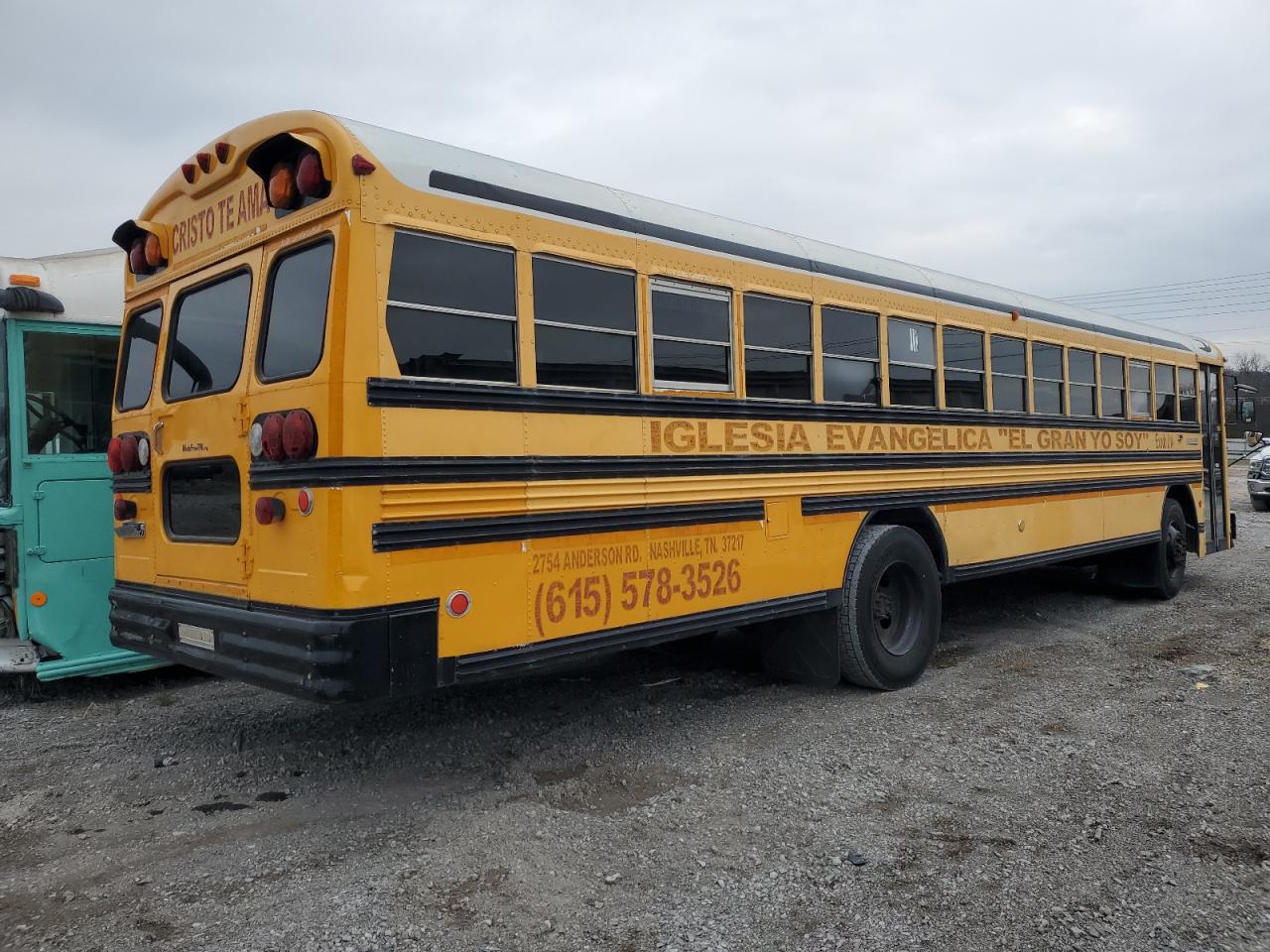 Lot #3027047794 1998 BLUE BIRD SCHOOL BUS