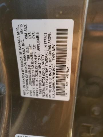 2015 HONDA CR-V EXL - 2HKRM3H75FH548070