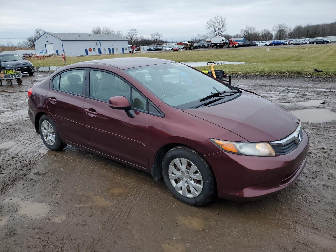 Lot #3029428711 2012 HONDA CIVIC LX