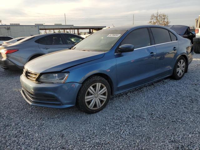 VOLKSWAGEN JETTA S 2017 blue  gas 3VW167AJ9HM386751 photo #1