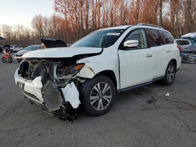 NISSAN PATHFINDER 2017 white  gas 5N1DR2MM6HC638310 photo #1