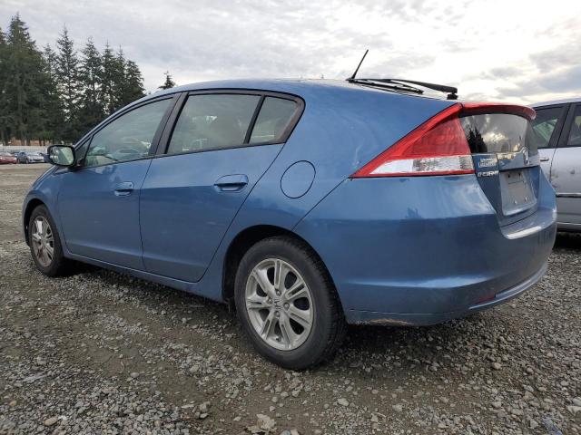 HONDA INSIGHT EX 2010 blue  hybrid engine JHMZE2H7XAS011971 photo #3