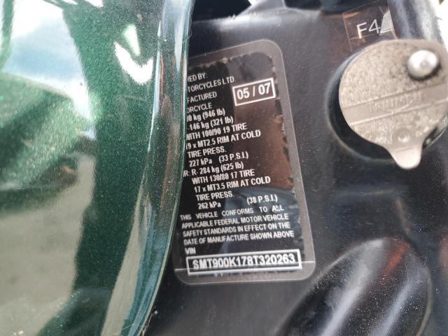 2008 TRIUMPH MOTORCYCLE BONNEVILLE - SMT900K178T320263