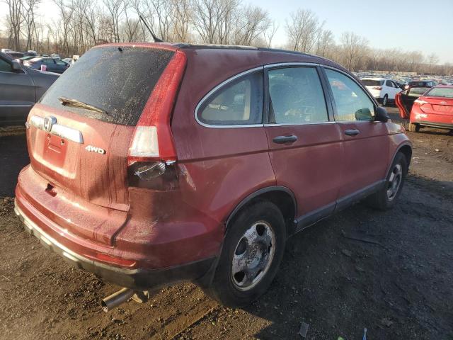 HONDA CR-V LX 2011 red 4dr spor gas JHLRE4H34BC012879 photo #4