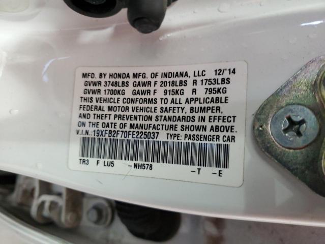 2015 HONDA CIVIC SE 19XFB2F70FE225037