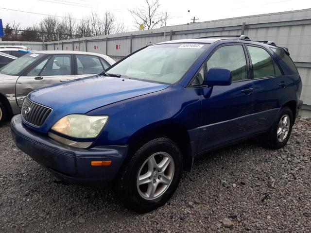 LEXUS RX 300 2003 blue  gas JTJGF10UX30155548 photo #1