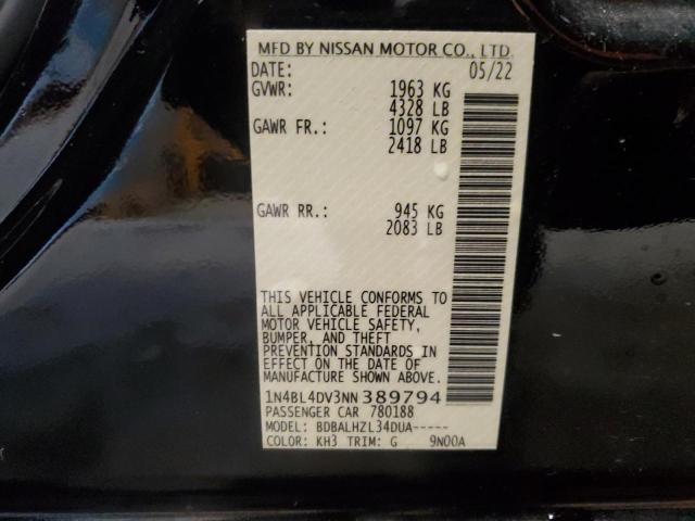 VIN 1N4BL4DV3NN389794 2022 NISSAN ALTIMA no.12