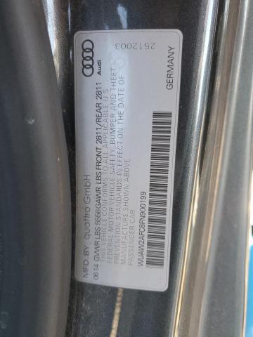 2015 AUDI RS7 WUAW2AFC8FN900199
