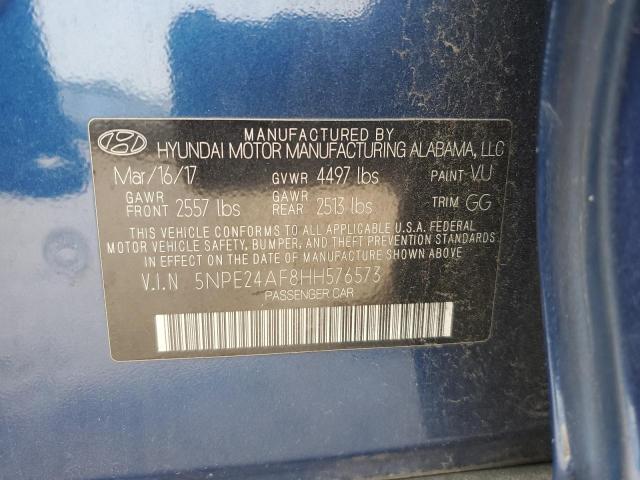 2017 HYUNDAI SONATA SE - 5NPE24AF8HH576573