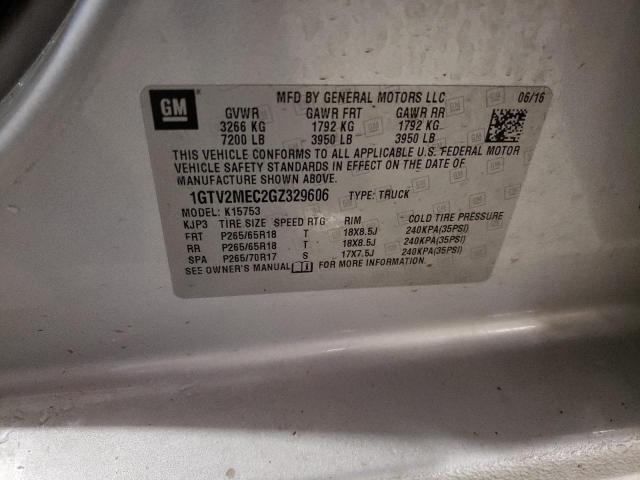 2016 GMC 1500 1GTV2MEC2GZ329606